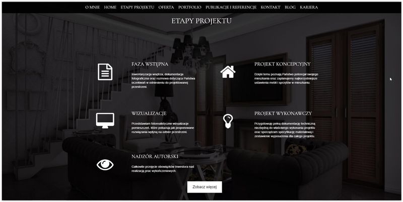 zakładka etapy projektu